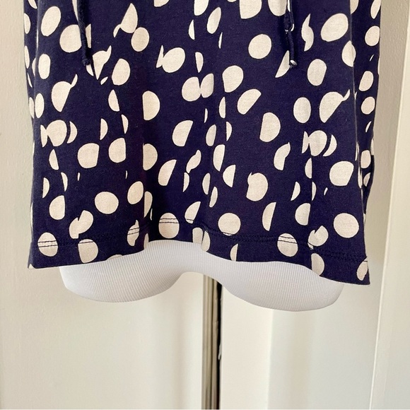 Maeve by Anthropology Clemente Tee Navy Polka Dot Size Large - Picture 6 of 16